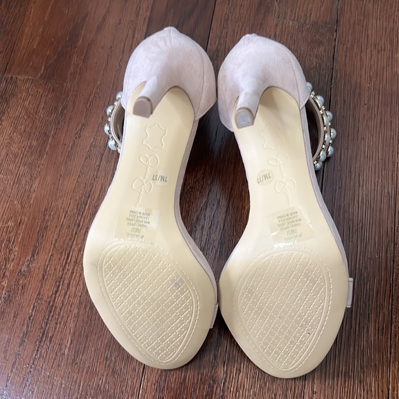 Jessica Simpson light pink pearl heels - Picture 4 of 4